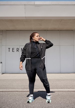 EINFARBIGE IN 7/8-LÄNGE - Legging - black reflex