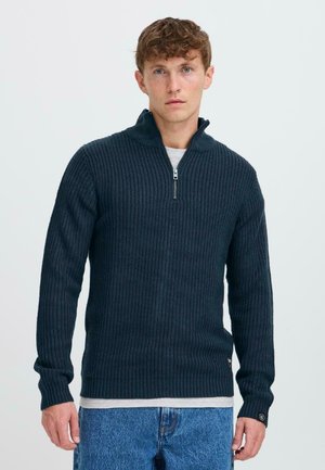 Solid Stickad tröja - insignia blue