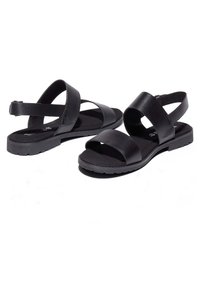 Timberland CHICAGO RIVERSIDE 2 BAND - Ankle cuff sandals - black