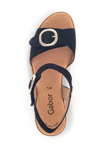 Gabor PLATEAU - Sandalen met plateauzool - schwarz