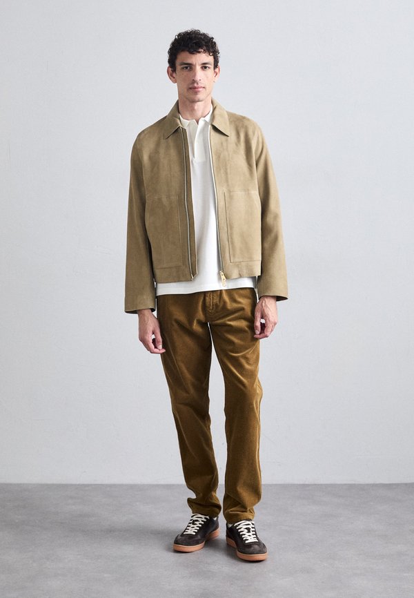 REGULAR FIT JACKET - Leather jacket2