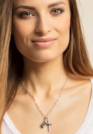 THOMAS SABO, SCHATZTRUHE - Pendant - silver/turquoise/white