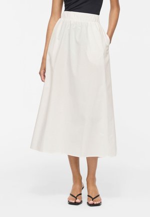 VILA, VISOPHIE HW ANKLE SKIRT - NOOS - Maxisukňa - snow white