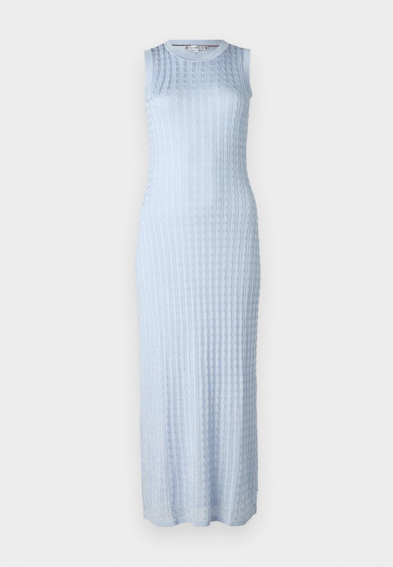 tommy hilfiger fitted dress Tommy Hilfiger PUNTO SLEEVELESS BODYCON DRESS - Cocktail dress / Party dress - desert sky/dark blue