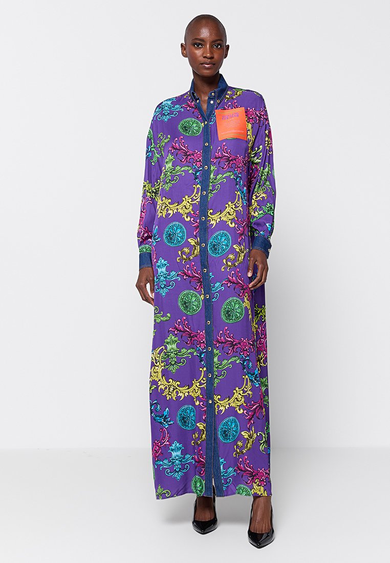 Versace Jeans Couture Blousejurk paars Versace Jeans Couture Blousejurk paars