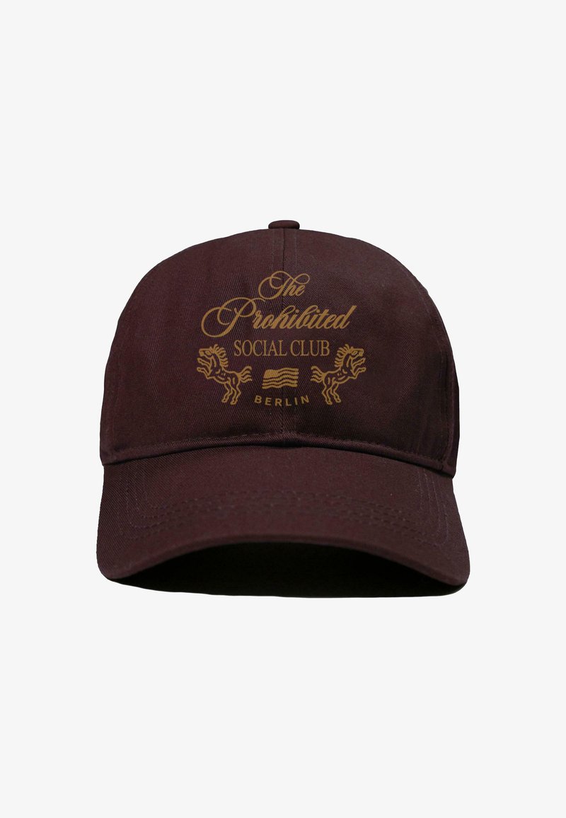 Language Prohibited PROHIBITED CLUBHOUSE - Cap - bordeaux - Zalando