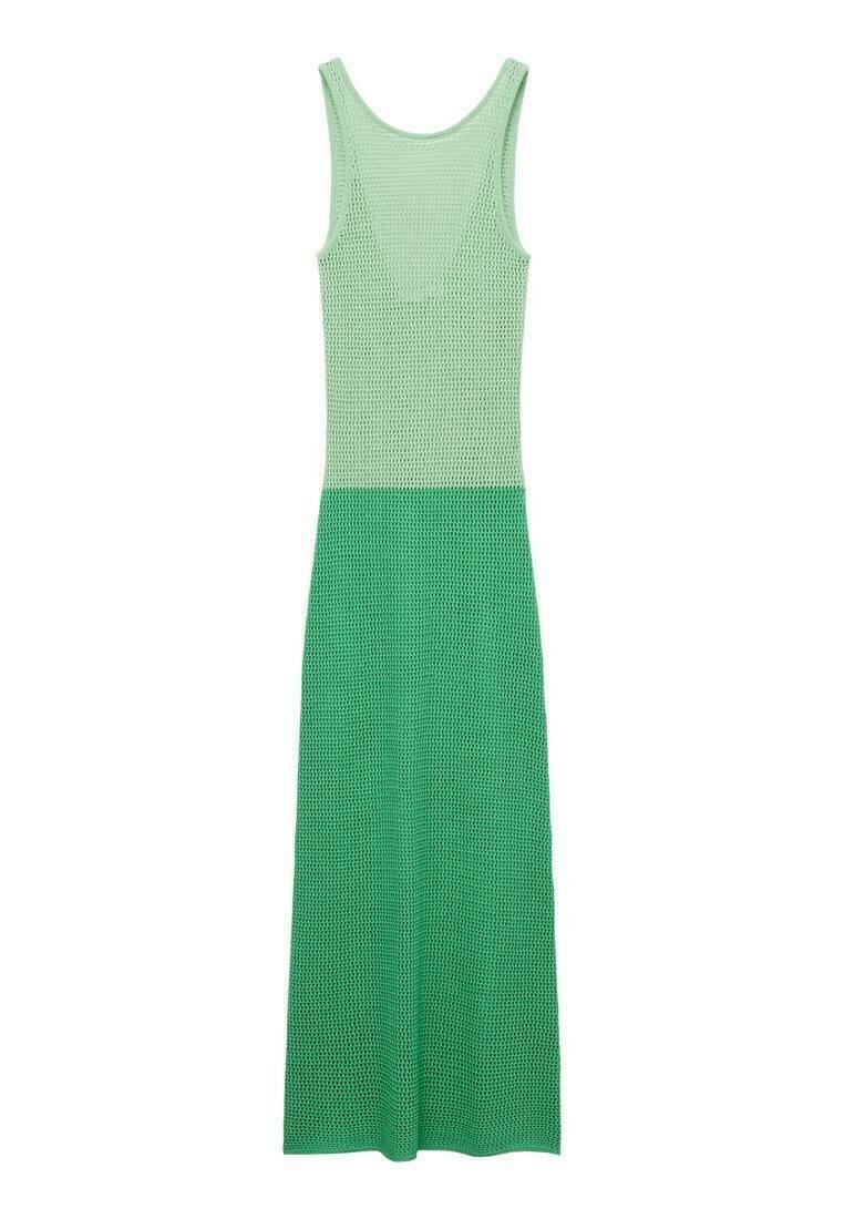 Mango ZWEIFARBIGES LANGES - Maxi dress - green - Zalando
