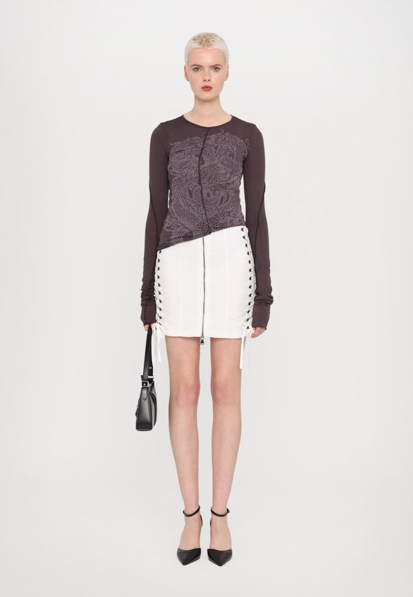 BIAS LONG SLEEVE - Long sleeved top - ganache3