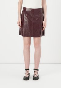 Vero Moda VMNELLY SKIRT - Miniskjørt - wine tasting