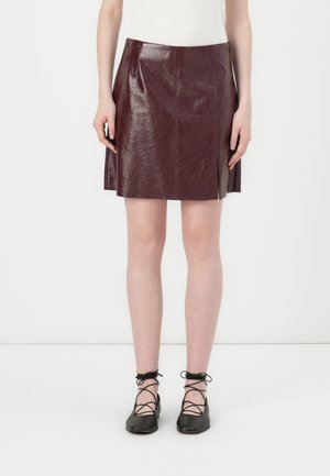 Vero Moda VMNELLY SKIRT - Miniskjørt - wine tasting