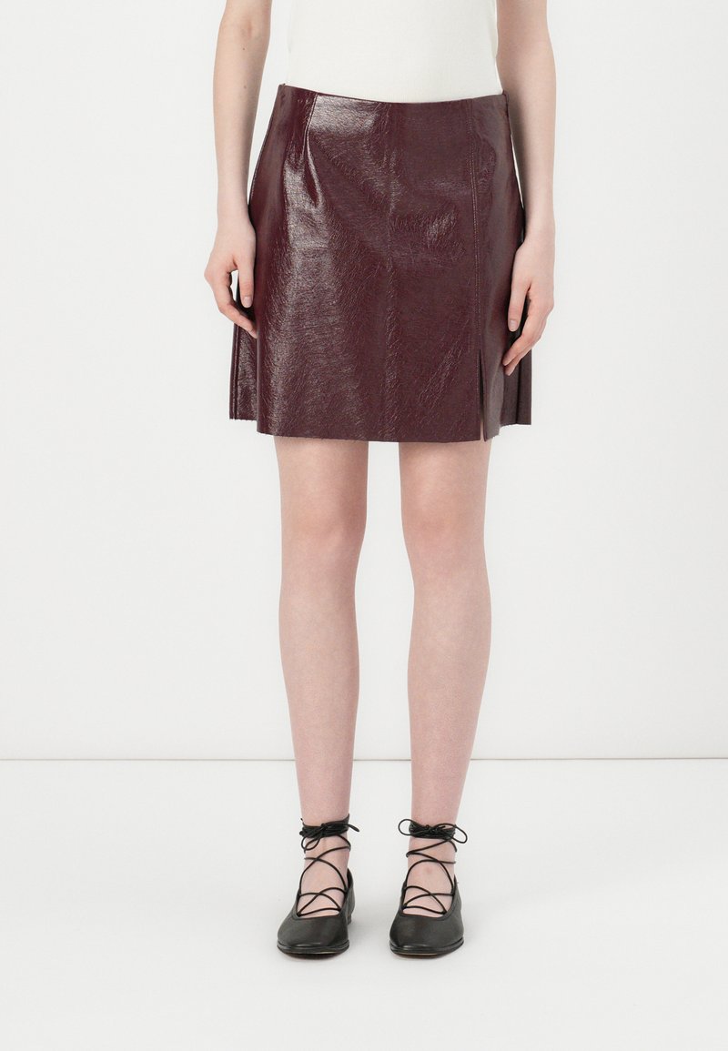 Vero Moda VMNELLY SKIRT - Miniskjørt - wine tasting