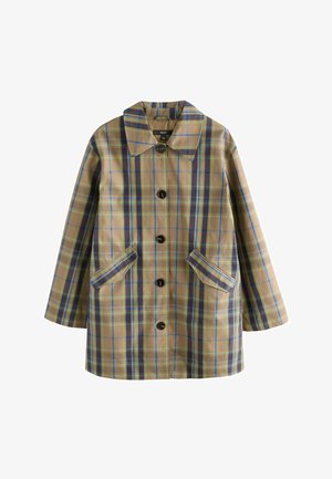 Next, REGULAR FIT - CHECKED TRENCH COAT - Short coat - neutral