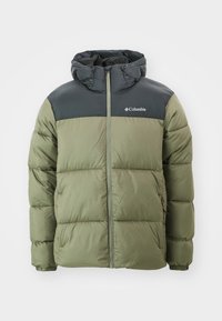 PUFFECT™ HOODED JACKET - Zimska jakna - stone green/black