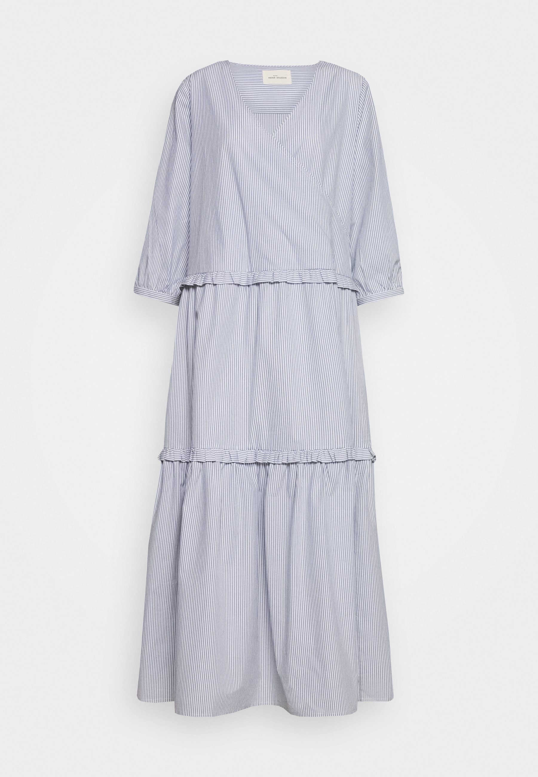 wrap around maxi dress