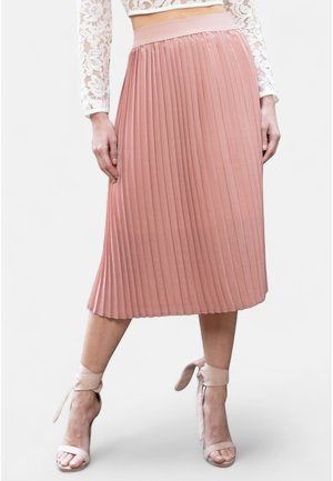 sukňa v tvare A - dusty pink