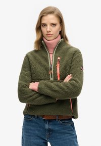 Unselected, dusty olive green