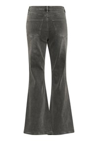 Kaffe KASINEM - Flared-farkut - medium grey denim