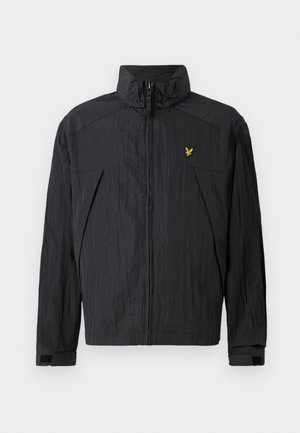 Lyle & Scott FOLD AWAY HOOD JACKET - Ľahká bunda - black ice
