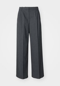 VMMADJA WIDE PANT - Kelnės - dark grey melange