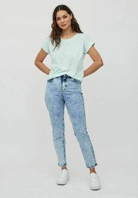 VILA VIDREAMERS NEW PURE - T-shirts basic - blue glass