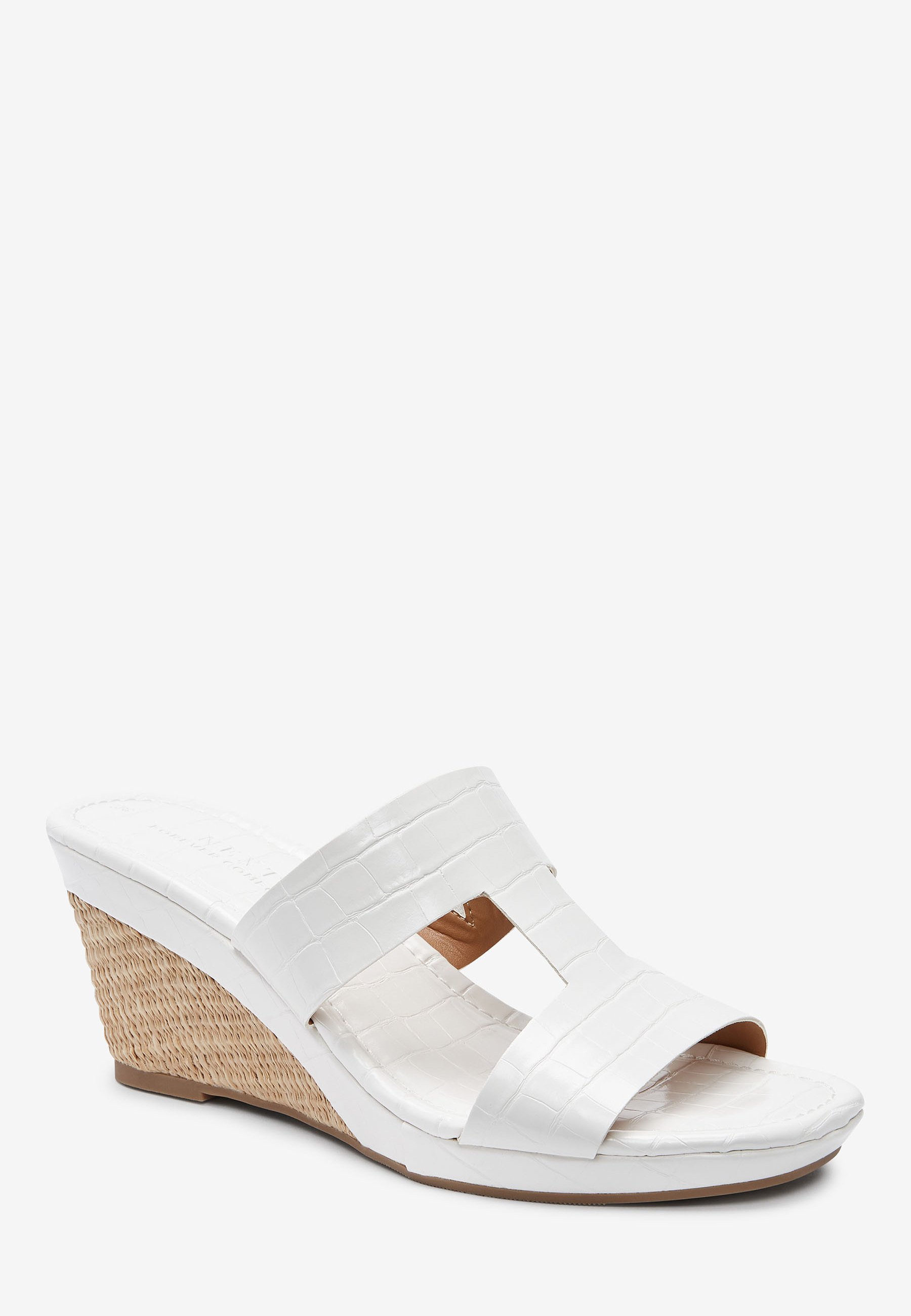 Next Sandalias de cuña - white/blanco - Zalando.es