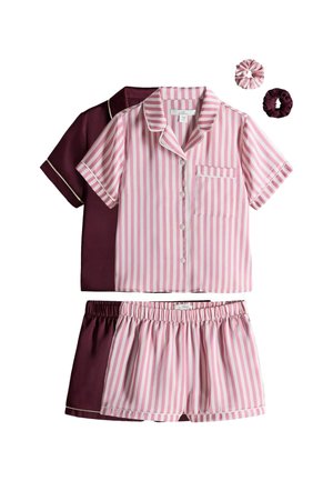 REGULAR FIT - 2 PACK SHORT SLEEVE  SET - Nachtwäsche Set - pink plum