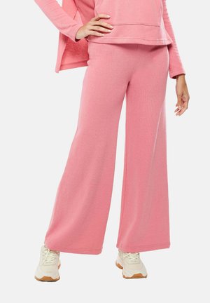 WIDE LEG - Tracksuit bottoms - pink