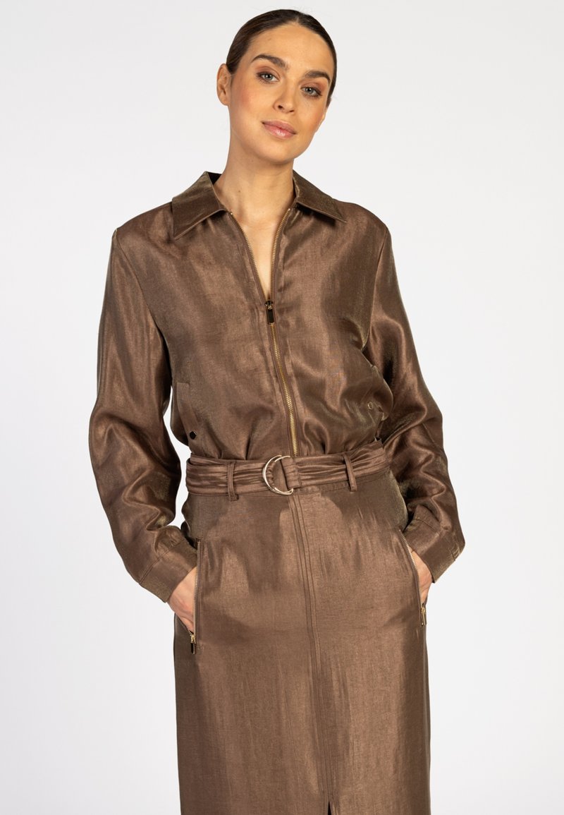 Aaiko VARYAS VIS 545 - Kokerrok - pinecone/bruin - Zalando.nl