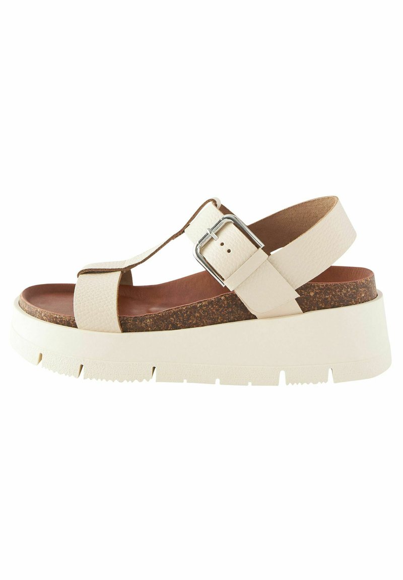 Next FOREVER COMFORT - Sandales à plateforme - bone white