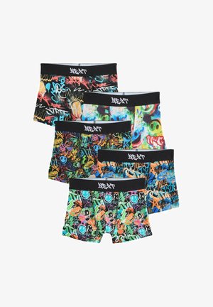 Next, TRUNKS 5 PACK - REGULAR FIT - Chiloți boxer - multi neon grafitti