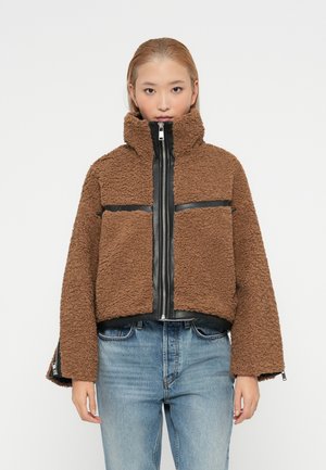 ONLPATTI LIFE SHORT JACKET - Giacca invernale - cocoa créme