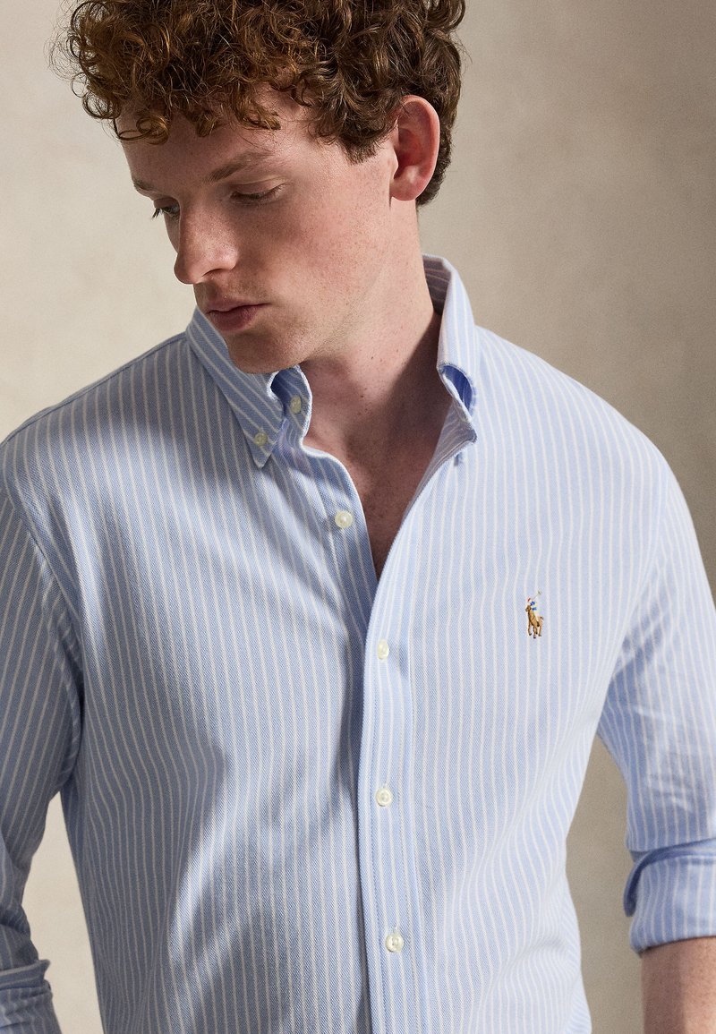 Polo Ralph Lauren STRIPED KNIT OXFORD SHIRT - Chemise