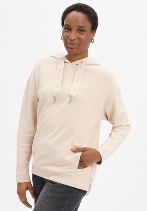 Felpa con cappuccio - beige