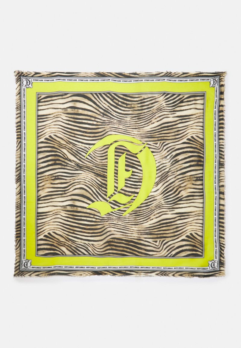 Just Cavalli PASHMINA DONNA - Foulard - tigerstripes natural/sluphur spri