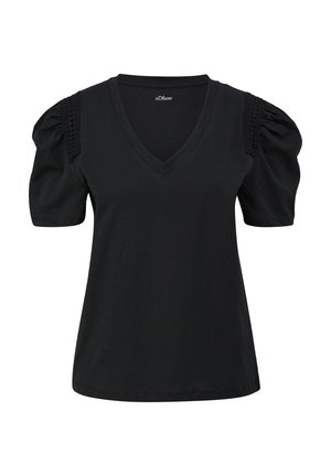 s.Oliver T-Shirt basic - schwarz