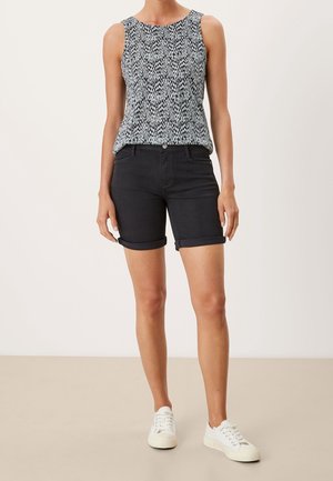 s.Oliver Jeansshort - dark-blue denim