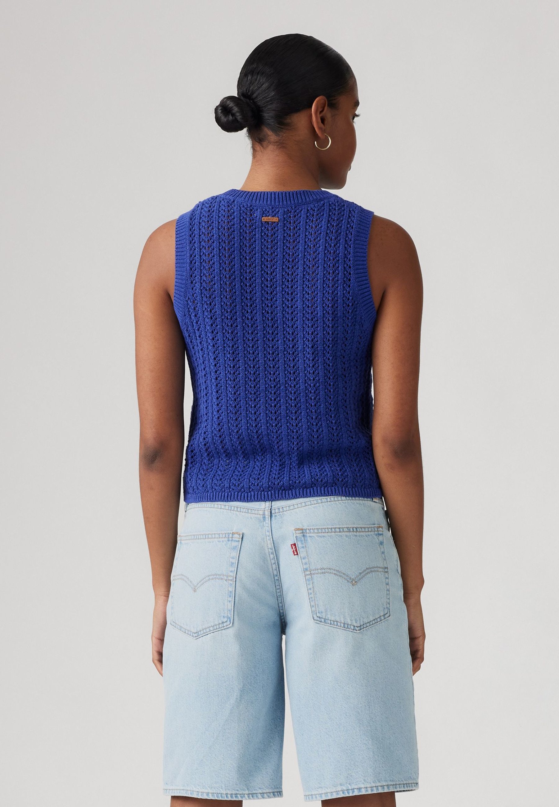 Levi's® SUNRISE CROCHET TANK - Top - mazarine blue/azul - Zalando.pt