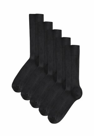 5 PACK REGULAR FIT - Zeķes - black