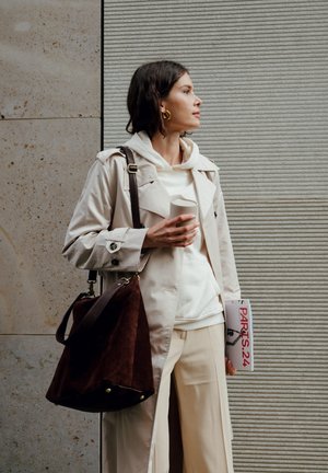 HOLZRICHTER Berlin SHOPPER - Tote bag - kaffee braun