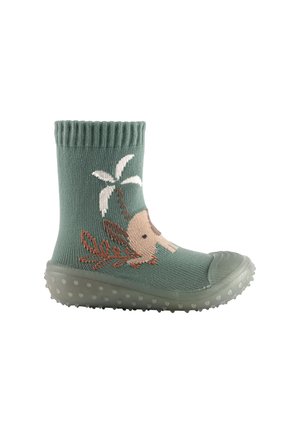 Socks - dunkelgrün meliert