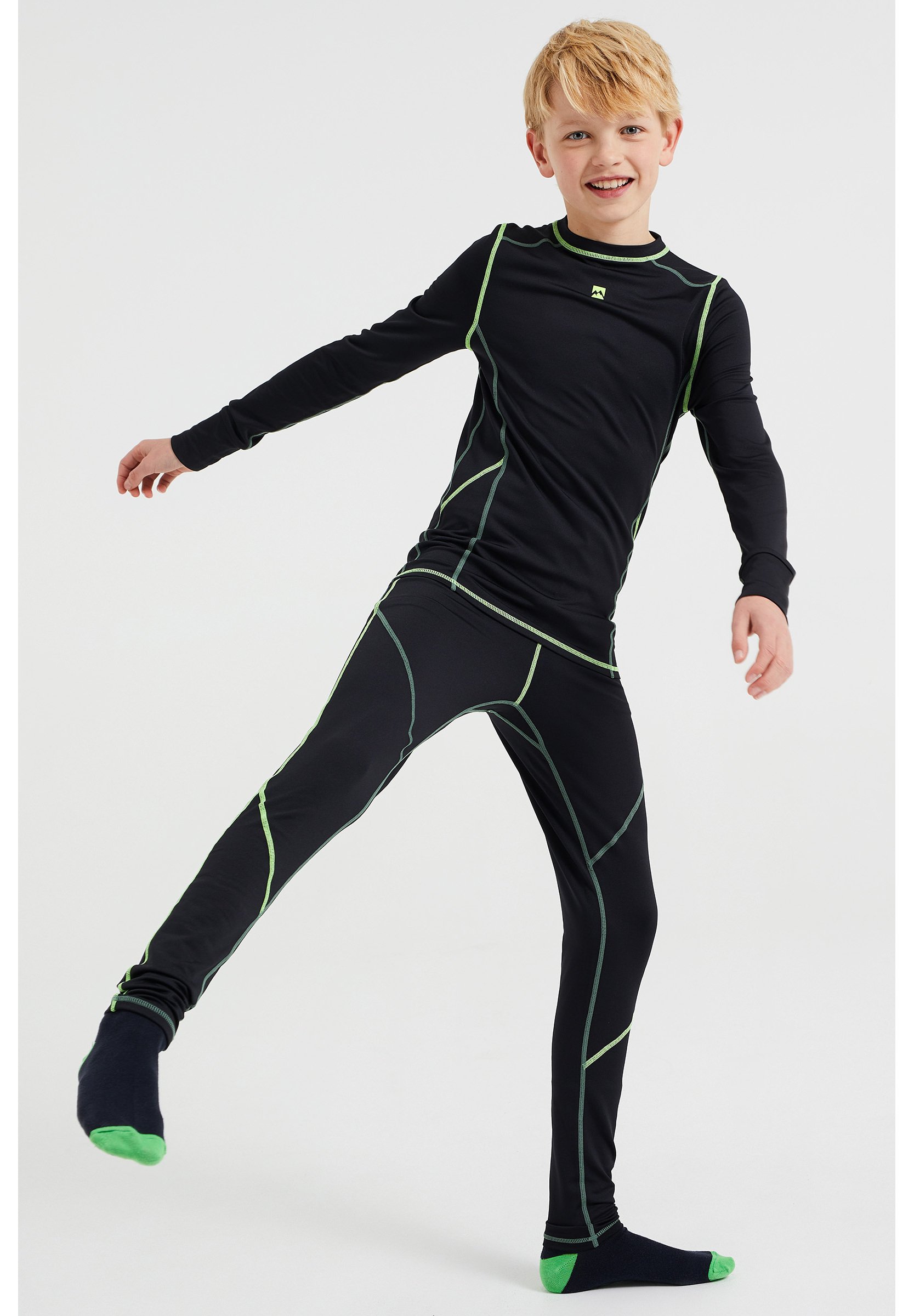 WE Fashion THERMO-ONDERGOED. - Longsleeve - black/zwart - Zalando.nl