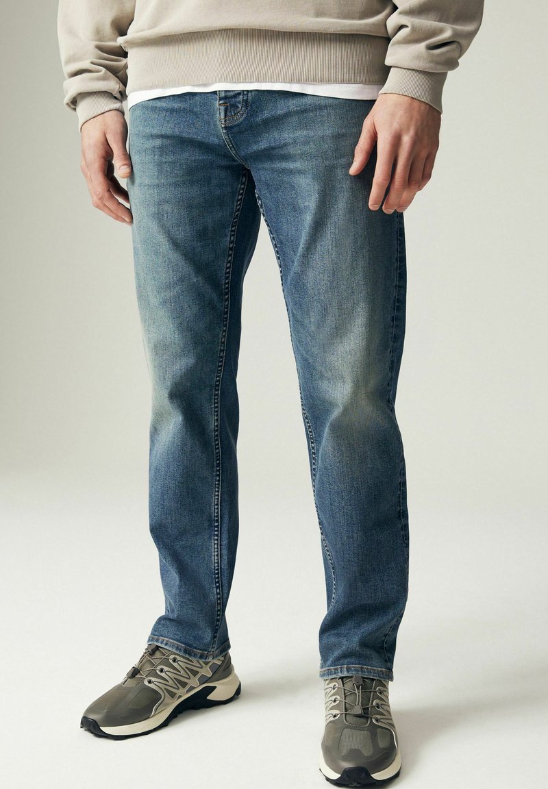 Next MOTION FLEX STRETCH - Blugi drepți - blue mid vintage