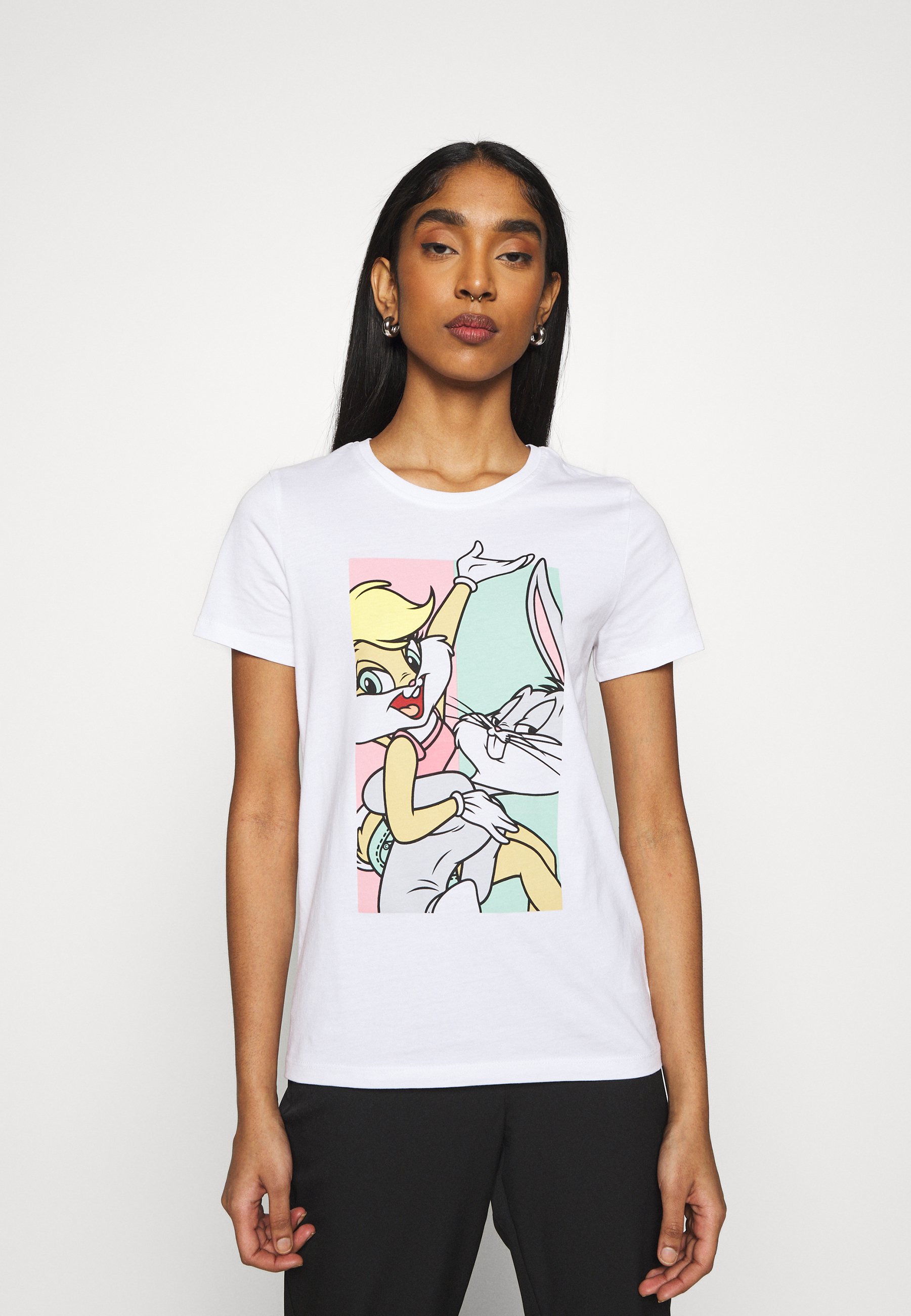 Print T-shirt - bright white 