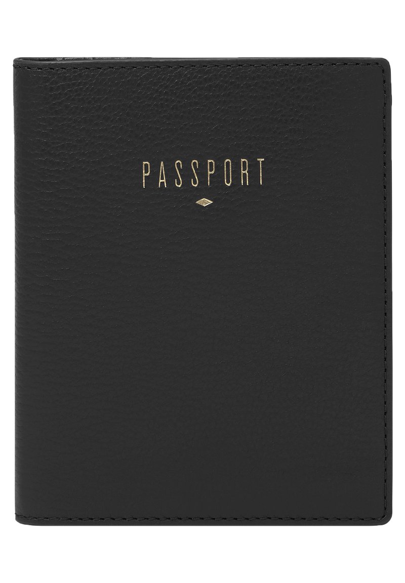 Fossil FOSSIL WOMEN PASSPORT CASE TRAVEL - Custodia per passaporto - black