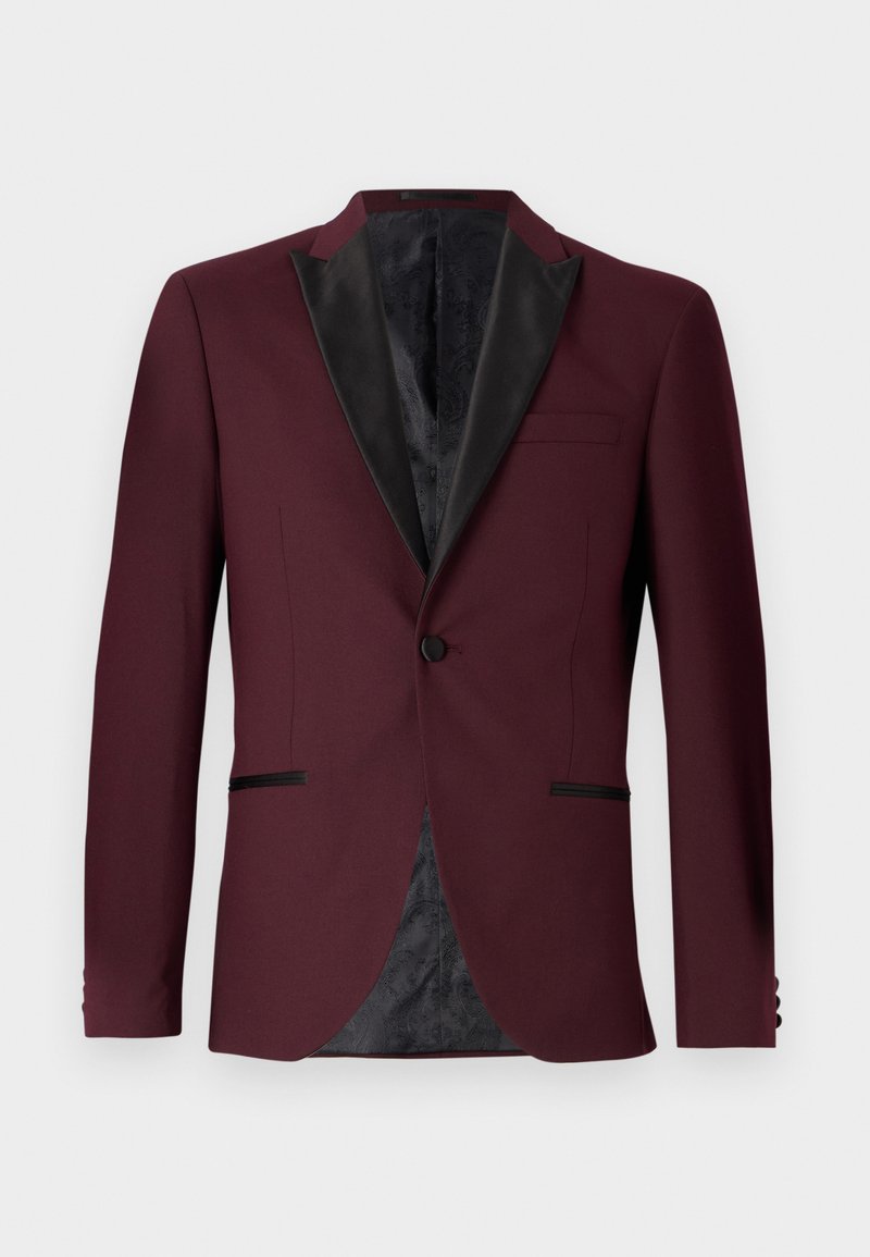 Isaac Dewhirst STEELE TUXEDO JACKET - Colbert - dark red/donkerrood ...
