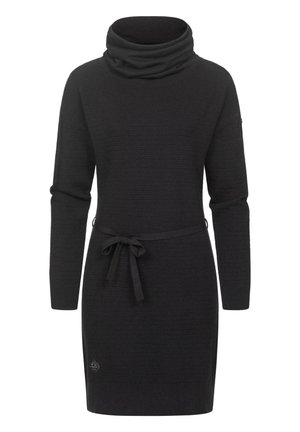 Ragwear BABETT INTL - Džemperkleita - black