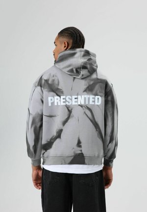 TIE-DYE EFFECT - Hoodie - grey