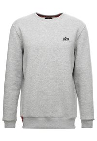 BASIC SMALL LOGO - Pusa - grey heather