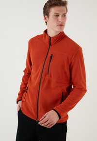 Buratti SLIM FIT - Giacca in pile - orange