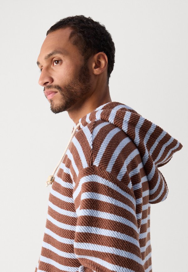 STRIPE HOODIE - Hoodie - cold brew2